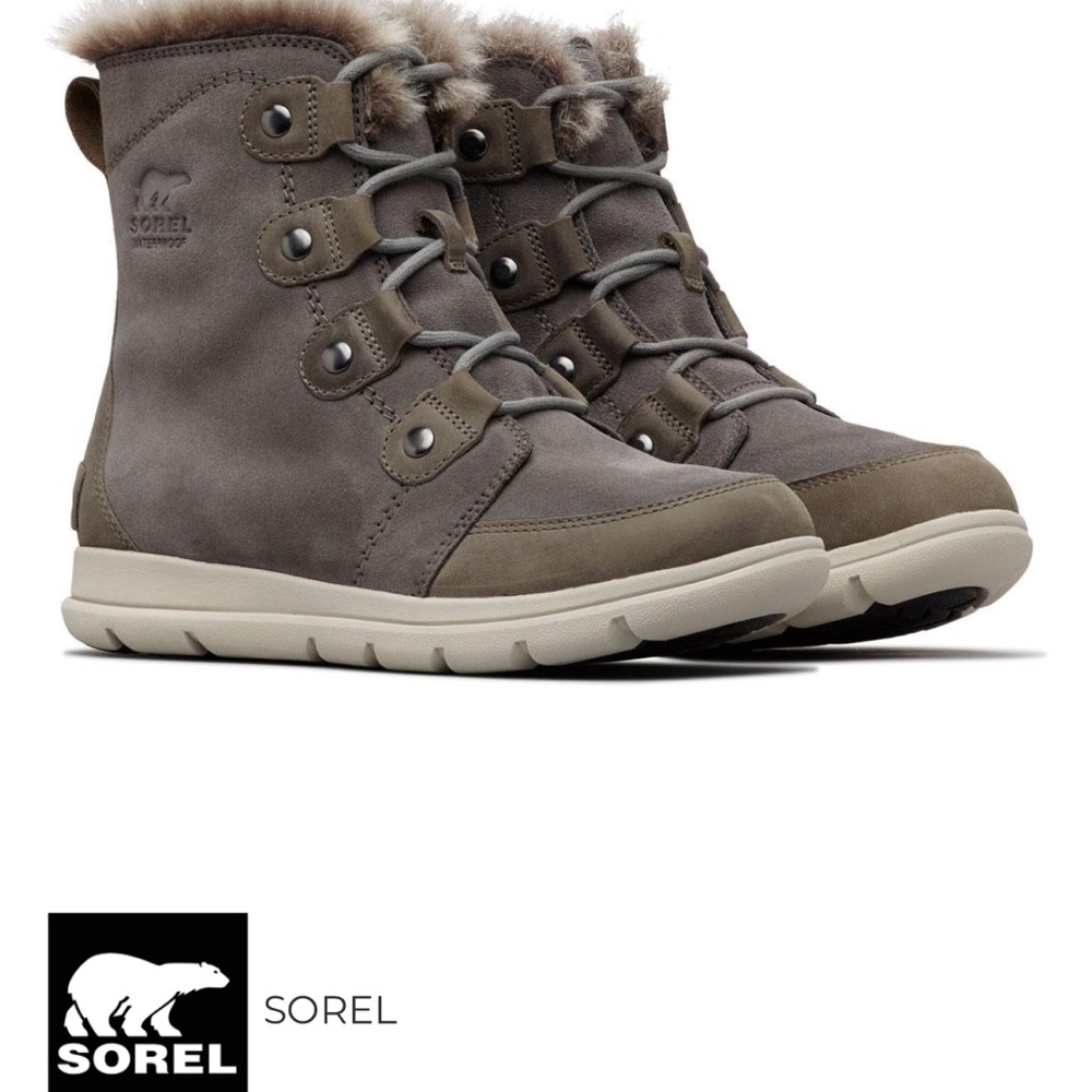 Sorel Gray Winter & Rain Boots